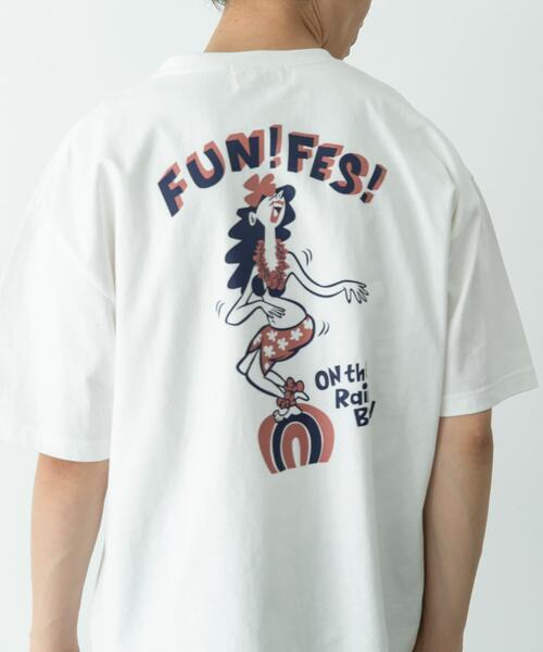URBAN RESEARCH Sonny Label(アーバンリサーチサニーレーベル)の「HIROCKSHOWコラボTシャツ RAINBOW(Tシャツ/カットソー・メンズ・ホワイト/ブラック・LARGE/MEDIUM)」の4枚目の写真