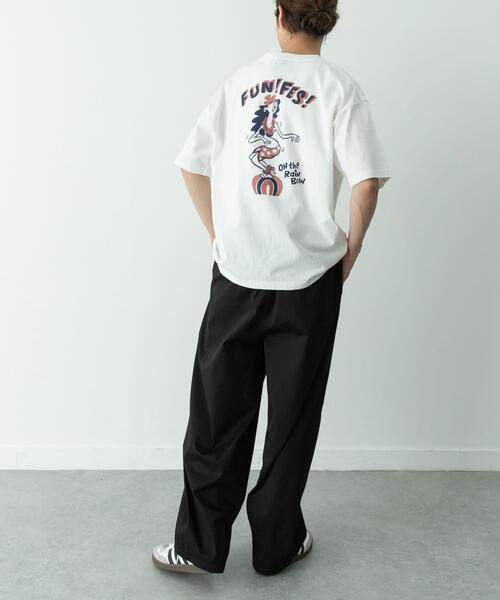 URBAN RESEARCH Sonny Label(アーバンリサーチサニーレーベル)の「HIROCKSHOWコラボTシャツ RAINBOW(Tシャツ/カットソー・メンズ・ホワイト/ブラック・LARGE/MEDIUM)」の7枚目の写真