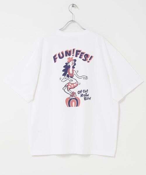 URBAN RESEARCH Sonny Label(アーバンリサーチサニーレーベル)の「HIROCKSHOWコラボTシャツ RAINBOW(Tシャツ/カットソー・メンズ・ホワイト/ブラック・LARGE/MEDIUM)」の14枚目の写真