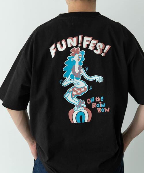 URBAN RESEARCH Sonny Label(アーバンリサーチサニーレーベル)の「HIROCKSHOWコラボTシャツ RAINBOW(Tシャツ/カットソー・メンズ・ホワイト/ブラック・LARGE/MEDIUM)」の21枚目の写真