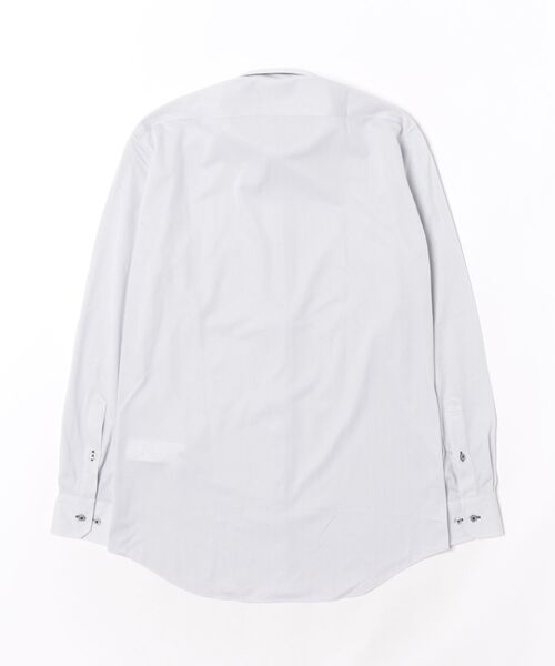 TAKA-Q(タカキュー)の「ワイシャツ メンズ 長袖 ノンアイロン ストレッチ 吸水速乾 スナップダウン ビジネス ドレス ニット NEWスタンダードフィット(ビジネスシャツ・メンズ・グレー系その他2・首回り39cm-裄丈80cm/首回り39cm-裄丈84cm/首回り41cm-裄丈82cm/首回り41cm-裄丈86cm/首回り43cm-裄丈82cm/首回り43cm-裄丈86cm/首回り37cm-裄丈80cm/首回り45cm-裄丈86cm)」の3枚目の写真
