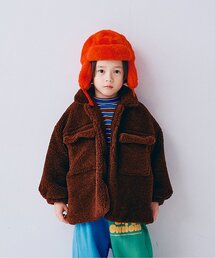 p.premier | ふわもこフラップポケットテディボアコート(ブルゾン)