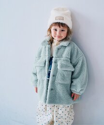 p.premier | ふわもこフラップポケットテディボアコート(ブルゾン)