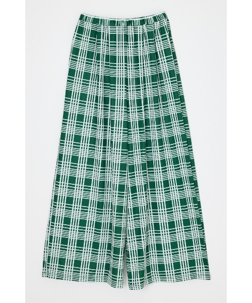 nagonstans(ナゴンスタンス)の「elastic wide pants(その他パンツ・レディース・アイボリー/グリーン・SMALL/MEDIUM)」の2枚目の写真
