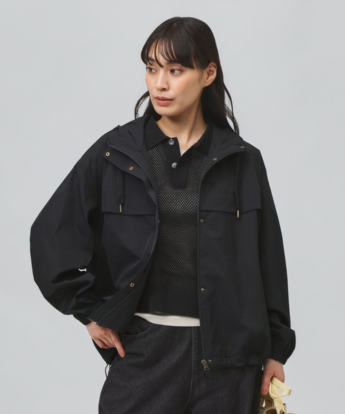 TIGORA（ティゴラ）の「ティゴラ TIGORA UVカットストレッチウーブンジャケット（ナイロンジャケット・レディース・ブラウン/ブラック・XL/S/M/L）」の11枚目の写真