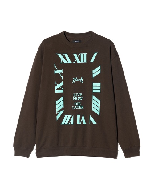 glamb（グラム）の「Timepiece Sweat / タイムピーススウェット（スウェット・メンズ・ブラウン/ブラック・S/M/L）」の4枚目の写真