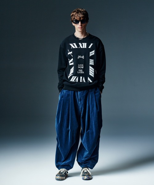 glamb（グラム）の「Timepiece Sweat / タイムピーススウェット（スウェット・メンズ・ブラウン/ブラック・S/M/L）」の5枚目の写真