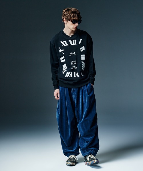 glamb（グラム）の「Timepiece Sweat / タイムピーススウェット（スウェット・メンズ・ブラウン/ブラック・S/M/L）」の6枚目の写真