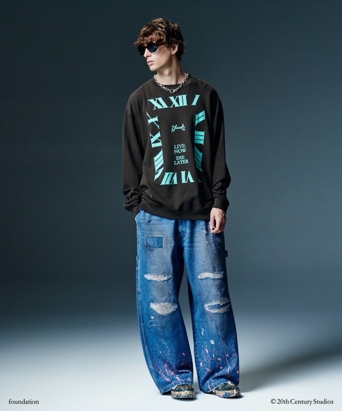 glamb（グラム）の「Timepiece Sweat / タイムピーススウェット（スウェット・メンズ・ブラウン/ブラック・S/M/L）」の9枚目の写真