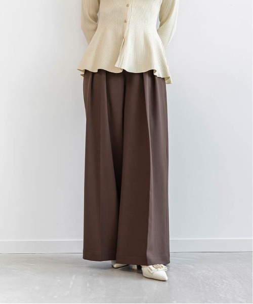 RANDA(ランダ)の「ハイウエストタックワイドパンツ(その他パンツ・レディース・ブラウン/ブラック/ブルー系その他・1/0)」の20枚目の写真