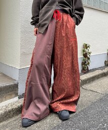 【SOUNDS GOOOOD】シアー切替スウェットパンツ