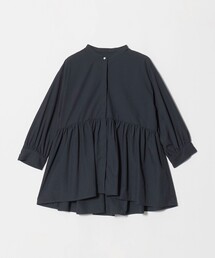 ペプラムギャザーシャツ 7分袖 ‐吸水速乾、UVカット、防シワ‐<A DAY IN THE LIFE>