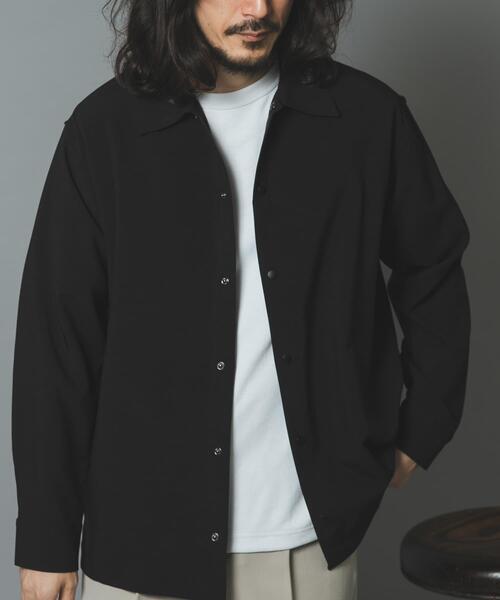 ITEMS URBANRESEARCH（アイテムズ アーバンリサーチ）の「2WAYストレッチ L.S.スナップシャツ（シャツ/ブラウス・メンズ・チャコールグレー/オリーブ/ブラック/ネイビー・LARGE/MEDIUM）」の15枚目の写真