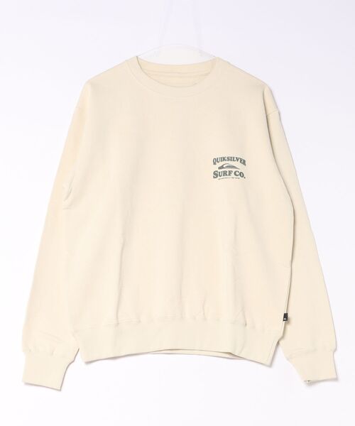 Quiksilver(クイックシルバー)の「QUIKSILVER メンズ SURF CO SWEAT CREW トレーナー 【2026年秋冬モデル】(スウェット・メンズ・ブラック/グレー/アイボリー・MEDIUM/LARGE/X-LARGE)」の2枚目の写真