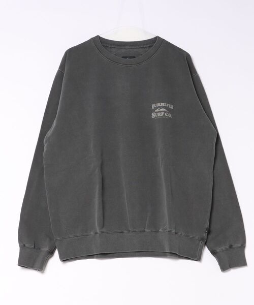 Quiksilver(クイックシルバー)の「QUIKSILVER メンズ SURF CO SWEAT CREW トレーナー 【2026年秋冬モデル】(スウェット・メンズ・ブラック/グレー/アイボリー・MEDIUM/LARGE/X-LARGE)」の1枚目の写真