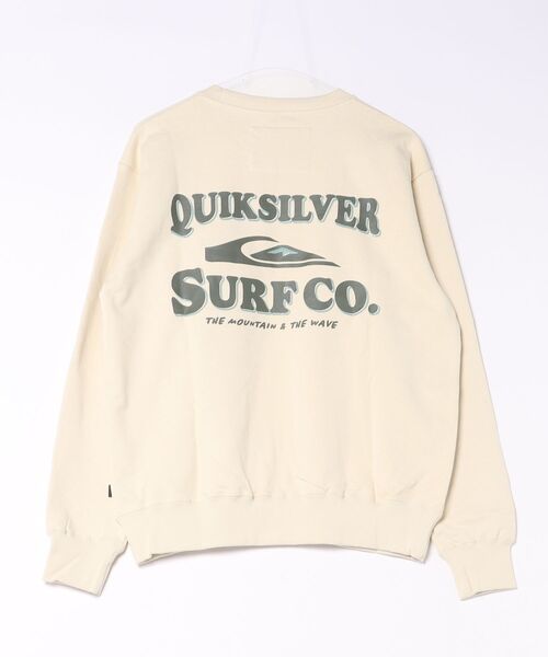 Quiksilver(クイックシルバー)の「QUIKSILVER メンズ SURF CO SWEAT CREW トレーナー 【2026年秋冬モデル】(スウェット・メンズ・ブラック/グレー/アイボリー・MEDIUM/LARGE/X-LARGE)」の4枚目の写真