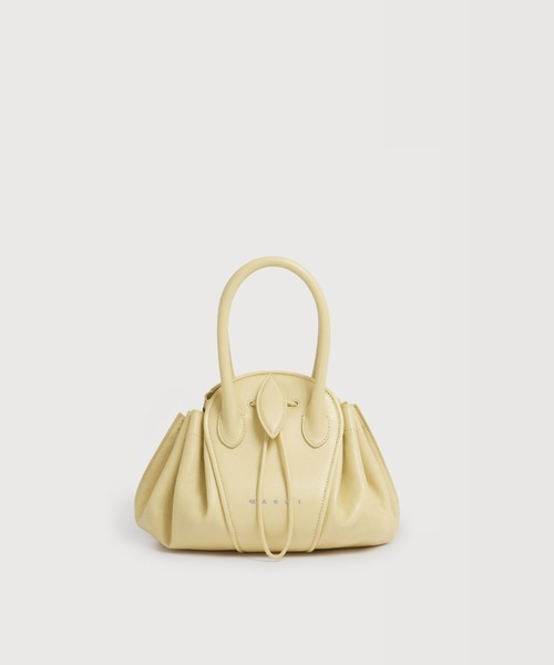 MARNI（マルニ）の「TULIPEA / スモールバッグ（ハンドバッグ・レディース・ブラウン/ライトイエロー/ブラック・ONE SIZE）」の3枚目の写真