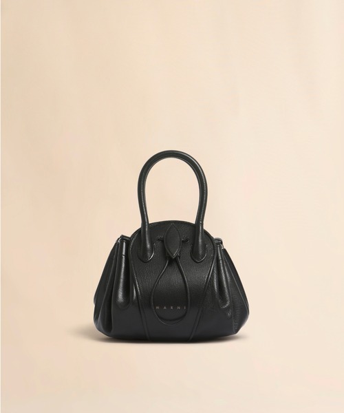 MARNI（マルニ）の「TULIPEA / スモールバッグ（ハンドバッグ・レディース・ブラウン/ライトイエロー/ブラック・ONE SIZE）」の2枚目の写真