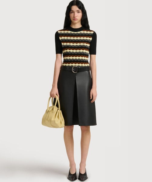 MARNI（マルニ）の「TULIPEA / スモールバッグ（ハンドバッグ・レディース・ブラウン/ライトイエロー/ブラック・ONE SIZE）」の12枚目の写真