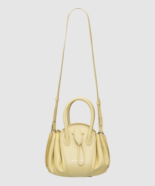 MARNI（マルニ）の「TULIPEA / スモールバッグ（ハンドバッグ・レディース・ブラウン/ライトイエロー/ブラック・ONE SIZE）」の15枚目の写真