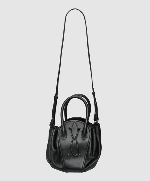 MARNI（マルニ）の「TULIPEA / スモールバッグ（ハンドバッグ・レディース・ブラウン/ライトイエロー/ブラック・ONE SIZE）」の4枚目の写真