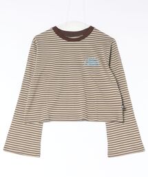 VANS ヴァンズ W OFF THE WALL LS-TSHIRT ロングスリーブ 126K3020201 ABC-MART限定 BROWN