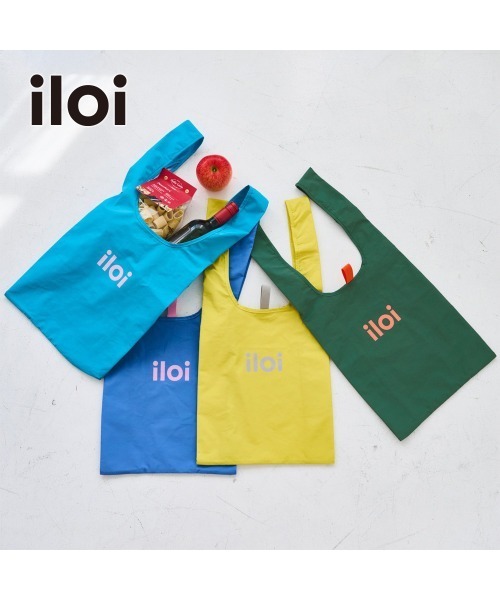 Belle Maison(ベルメゾン)の「【iloi】北欧スタイルのエコバッグ(トートバッグ・レディース・スカイブルー/ブルー/イエロー/グリーン・-)」の5枚目の写真