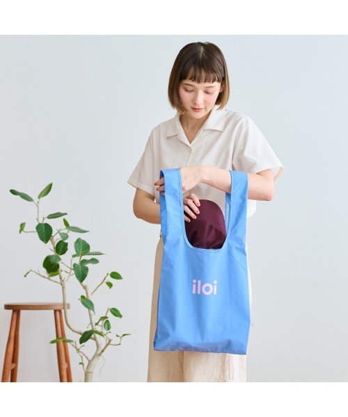 Belle Maison(ベルメゾン)の「【iloi】北欧スタイルのエコバッグ(トートバッグ・レディース・スカイブルー/ブルー/イエロー/グリーン・-)」の6枚目の写真