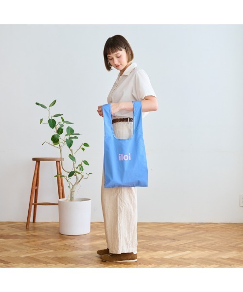 Belle Maison(ベルメゾン)の「【iloi】北欧スタイルのエコバッグ(トートバッグ・レディース・スカイブルー/ブルー/イエロー/グリーン・-)」の7枚目の写真