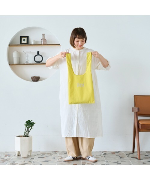 Belle Maison(ベルメゾン)の「【iloi】北欧スタイルのエコバッグ(トートバッグ・レディース・スカイブルー/ブルー/イエロー/グリーン・-)」の11枚目の写真