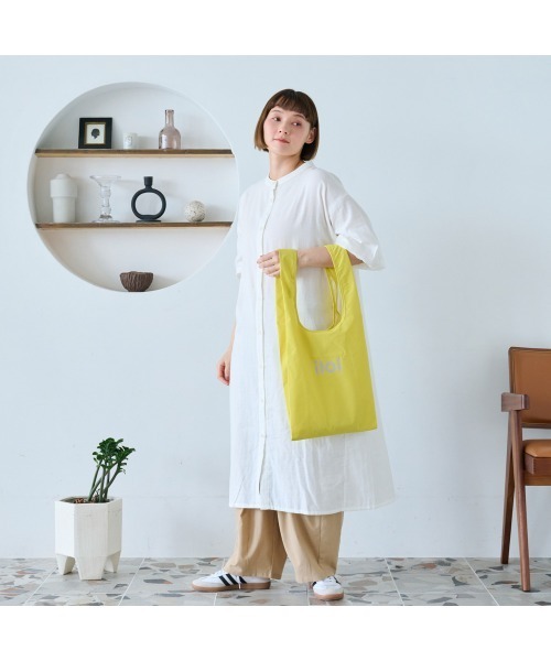 Belle Maison(ベルメゾン)の「【iloi】北欧スタイルのエコバッグ(トートバッグ・レディース・スカイブルー/ブルー/イエロー/グリーン・-)」の12枚目の写真
