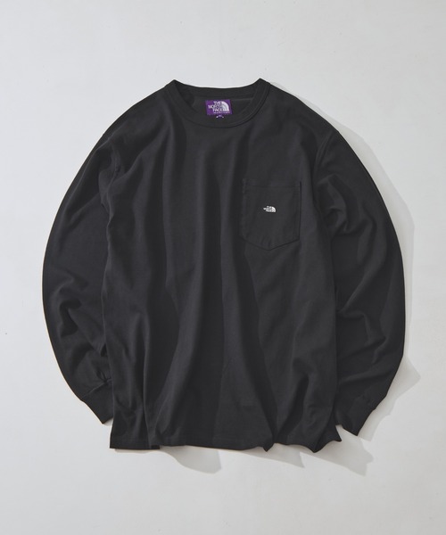 THE NORTH FACE PURPLE LABEL（ザ ノースフェイス パープルレーベル）の「【THE NORTH FACE Purple Label /ザ・ノース・フェイス パープルレーベル】8oz Field Long Sleeve Pocket Tee（Tシャツ/カットソー・メンズ・ブラック/オフホワイト/ダークグレー/ライトブルーグレー・XL/M/L）」の11枚目の写真