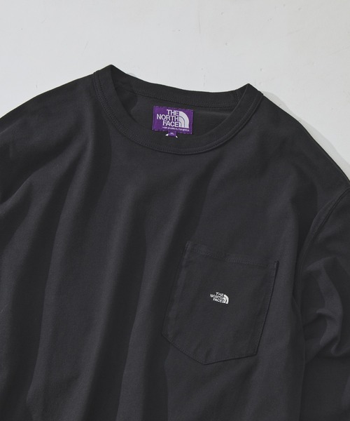 THE NORTH FACE PURPLE LABEL（ザ ノースフェイス パープルレーベル）の「【THE NORTH FACE Purple Label /ザ・ノース・フェイス パープルレーベル】8oz Field Long Sleeve Pocket Tee（Tシャツ/カットソー・メンズ・ブラック/オフホワイト/ダークグレー/ライトブルーグレー・XL/M/L）」の12枚目の写真