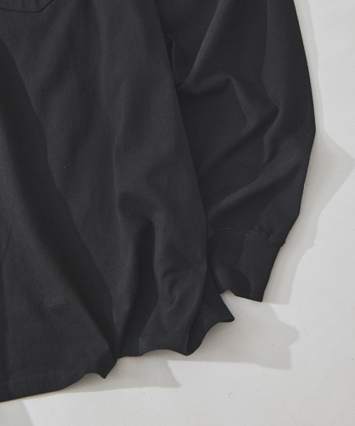THE NORTH FACE PURPLE LABEL（ザ ノースフェイス パープルレーベル）の「【THE NORTH FACE Purple Label /ザ・ノース・フェイス パープルレーベル】8oz Field Long Sleeve Pocket Tee（Tシャツ/カットソー・メンズ・ブラック/オフホワイト/ダークグレー/ライトブルーグレー・XL/M/L）」の13枚目の写真