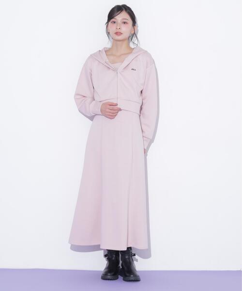 JILL by JILL STUART(ジルバイジルスチュアート)の「フーディーセットアップ(ワンピース・レディース・ピンク/ブルー/グレー・FREE)」の18枚目の写真