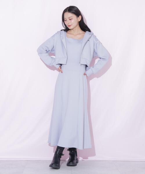 JILL by JILL STUART(ジルバイジルスチュアート)の「フーディーセットアップ(ワンピース・レディース・ピンク/ブルー/グレー・FREE)」の22枚目の写真