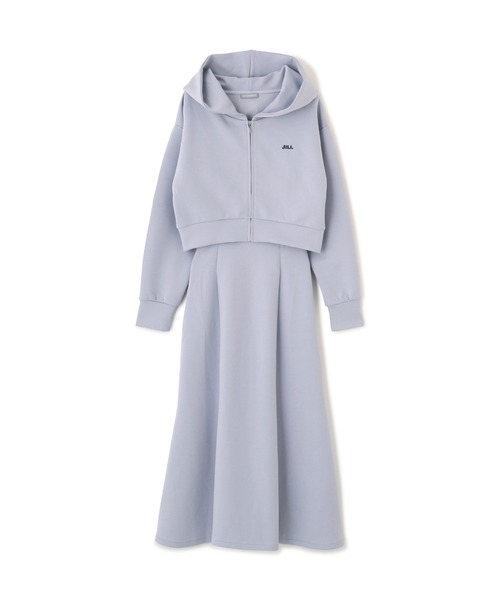 JILL by JILL STUART(ジルバイジルスチュアート)の「フーディーセットアップ(ワンピース・レディース・ピンク/ブルー/グレー・FREE)」の8枚目の写真