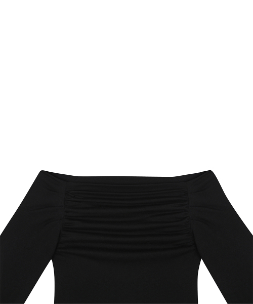 LUVISTRUE(ラヴイズトゥルー)の「RL SHIRRING SLEEVE(BLACK)(Tシャツ/カットソー・レディース・その他・FREE)」の4枚目の写真