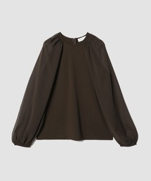 ESTNATION / シフォンコンビカットソー