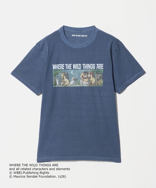 BEAUTY&YOUTH UNITED ARROWS(ビューティーアンドユースユナイテッドアローズ)の「【別注】<かいじゅうたちのいるところ>プリント Tシャツ 3(Tシャツ/カットソー・メンズ・ネイビー/ホワイト・M/L/XL)」の2枚目の写真