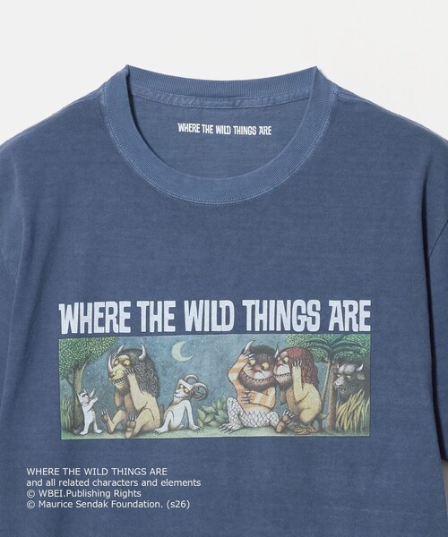 BEAUTY&YOUTH UNITED ARROWS(ビューティーアンドユースユナイテッドアローズ)の「【別注】<かいじゅうたちのいるところ>プリント Tシャツ 3(Tシャツ/カットソー・メンズ・ネイビー/ホワイト・M/L/XL)」の4枚目の写真
