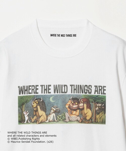 BEAUTY&YOUTH UNITED ARROWS(ビューティーアンドユースユナイテッドアローズ)の「【別注】<かいじゅうたちのいるところ>プリント Tシャツ 3(Tシャツ/カットソー・メンズ・ネイビー/ホワイト・M/L/XL)」の8枚目の写真