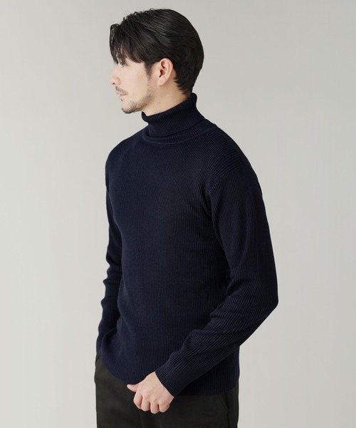 LIL VENDARS(リルヴェンダース)の「Buyer's Select / 12ゲージタートルネックニット(ニット/セーター・メンズ・ネイビー/ブラック/オフホワイト・XL/M/L)」の3枚目の写真