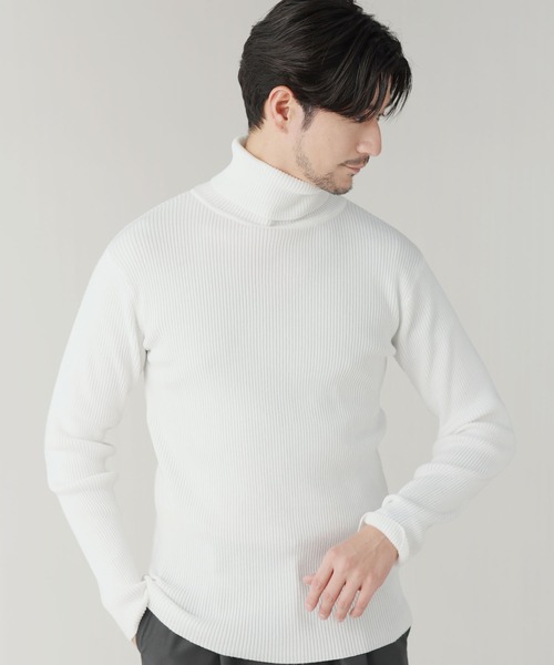 LIL VENDARS(リルヴェンダース)の「Buyer's Select / 12ゲージタートルネックニット(ニット/セーター・メンズ・ネイビー/ブラック/オフホワイト・XL/M/L)」の5枚目の写真
