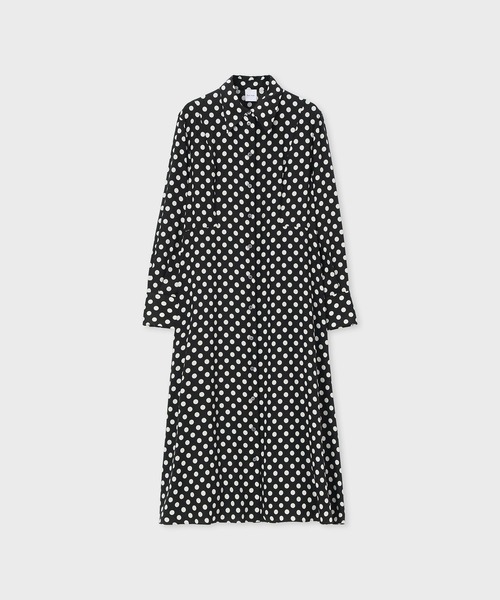Paul Smith(ポールスミス)の「ウィメンズ "Polka" シャツワンピース / 265312 733D(ワンピース・レディース・ブラック・40)」の1枚目の写真