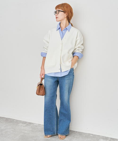 Spick & Span(スピックアンドスパン)の「《追加4》50コットンコンパクトシャツ(シャツ/ブラウス・レディース・サックスブルー/ホワイト・FREE)」の22枚目の写真