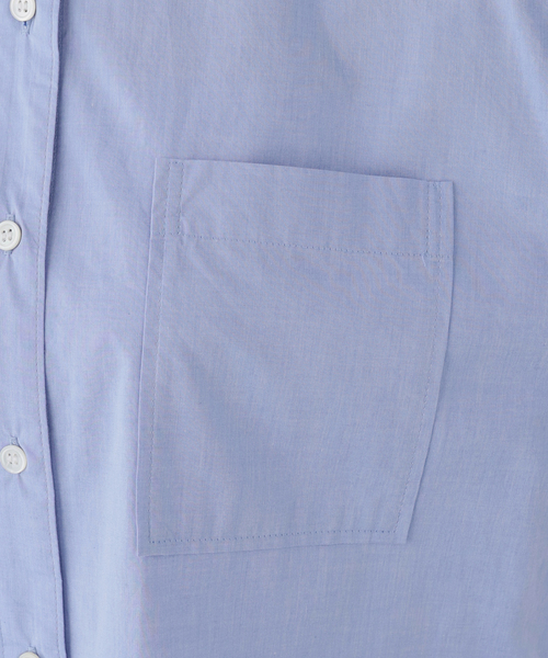 Spick & Span(スピックアンドスパン)の「《追加4》50コットンコンパクトシャツ(シャツ/ブラウス・レディース・サックスブルー/ホワイト・FREE)」の12枚目の写真