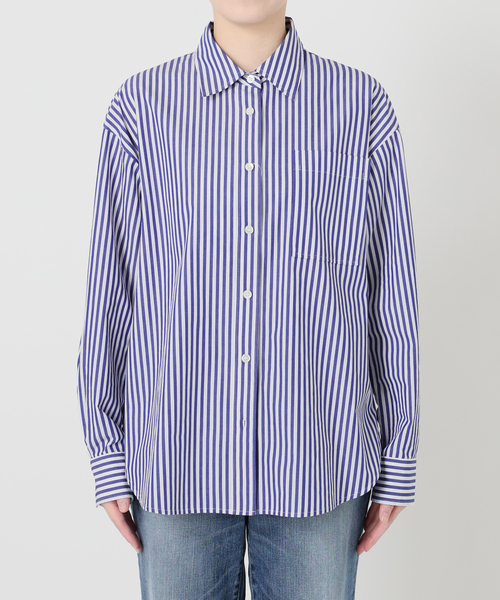 Spick & Span(スピックアンドスパン)の「《追加4》50コットンコンパクトシャツ(シャツ/ブラウス・レディース・サックスブルー/ホワイト・FREE)」の19枚目の写真