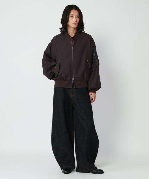 RAGEBLUE(レイジブルー)の「PUFF SLEEVE MA-1/袖ボリュームMA-1(MA-1・メンズ・ブラウン・MEDIUM/LARGE)」の20枚目の写真