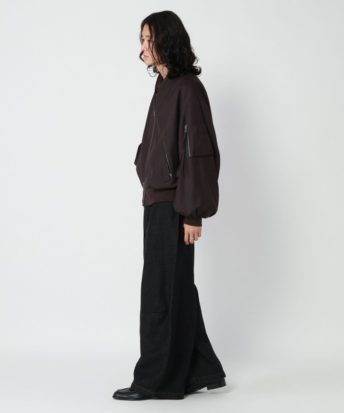 RAGEBLUE(レイジブルー)の「PUFF SLEEVE MA-1/袖ボリュームMA-1(MA-1・メンズ・ブラウン・MEDIUM/LARGE)」の21枚目の写真